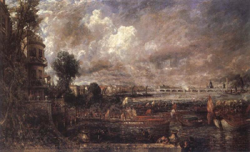 John Constable The Opening of Waterloo Bridge oil painting image